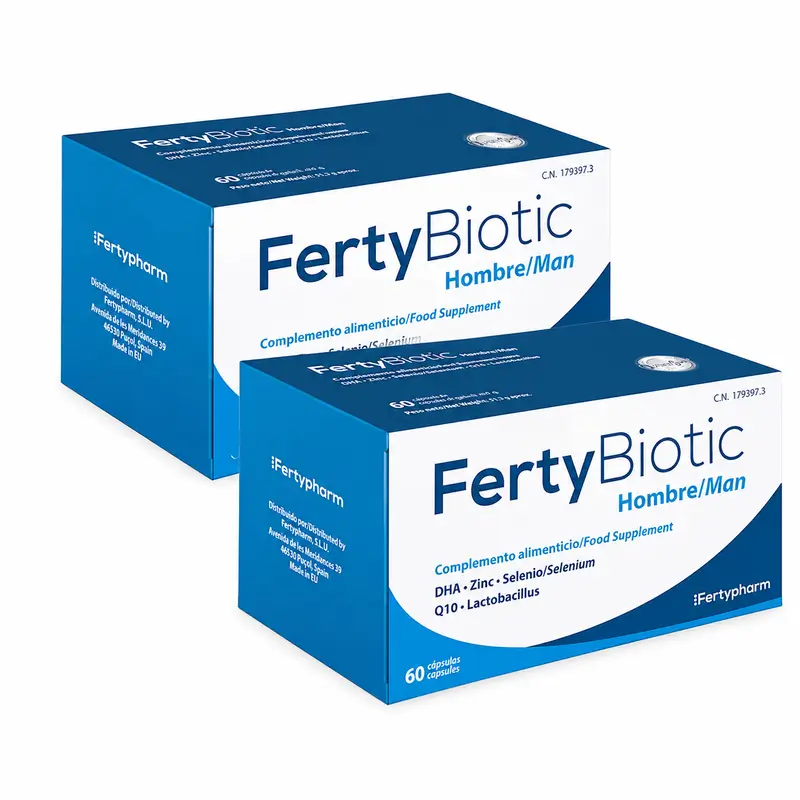 Fertybiotic Men’s, Pack of 2 x 60 capsules