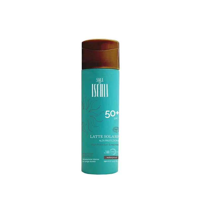 Latte Solare Alta Protezione SPF50+ Waterproof per Corpo e Capelli