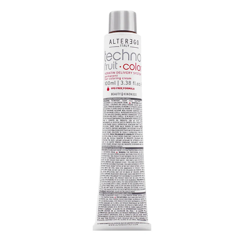 Alterego Technofruit Color 9/1 Biondo Chiarissimo Cenere 100ml - colorazione permanente