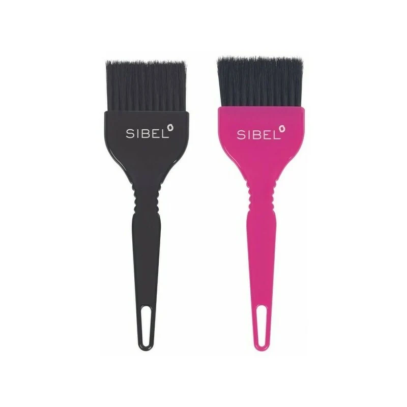 Set 2 pennelli tintura Painter 1 nero 1 rosa mis. 18,5 x 5,5 x 0,8 cm