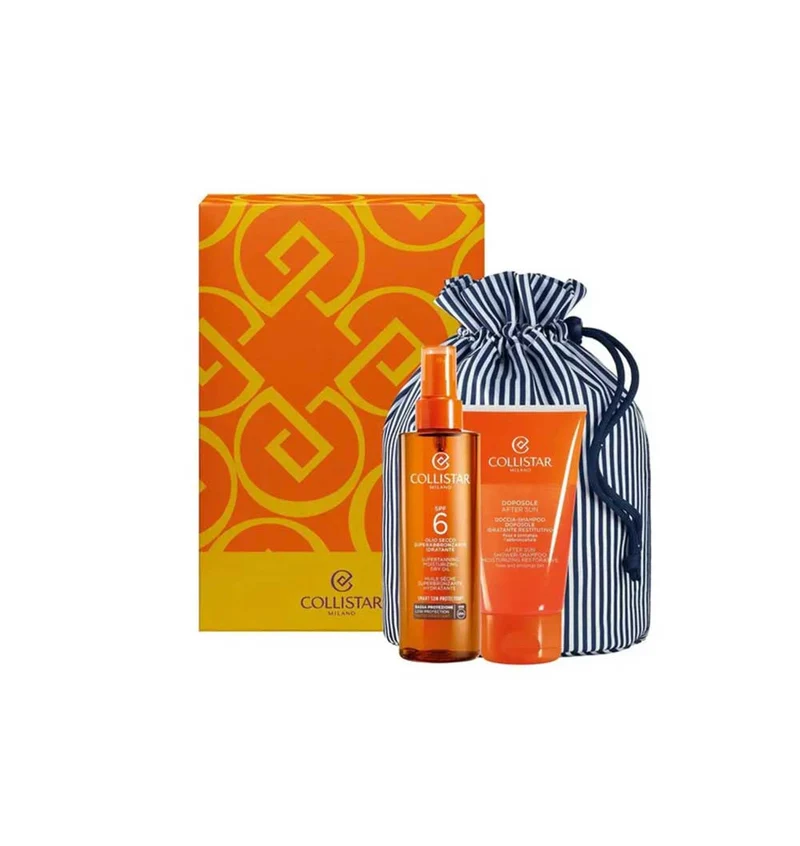 Olio Secco Superabbronzante Idratante SPF6 Kit Regalo