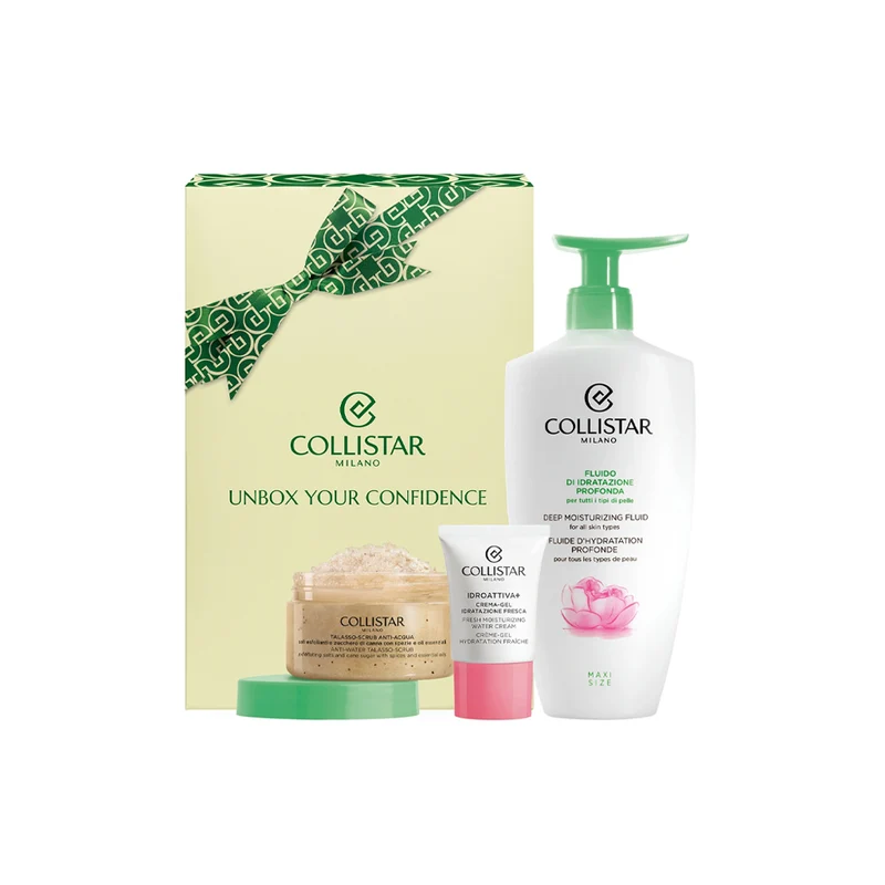 Collistar Fluido di Idratazione Profonda + Talasso-Scrub Cofanetto Regalo