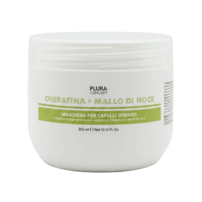 Maschera capelli Sfibrati Plura Concept Cheratina e Mallo di Noce 300 ml