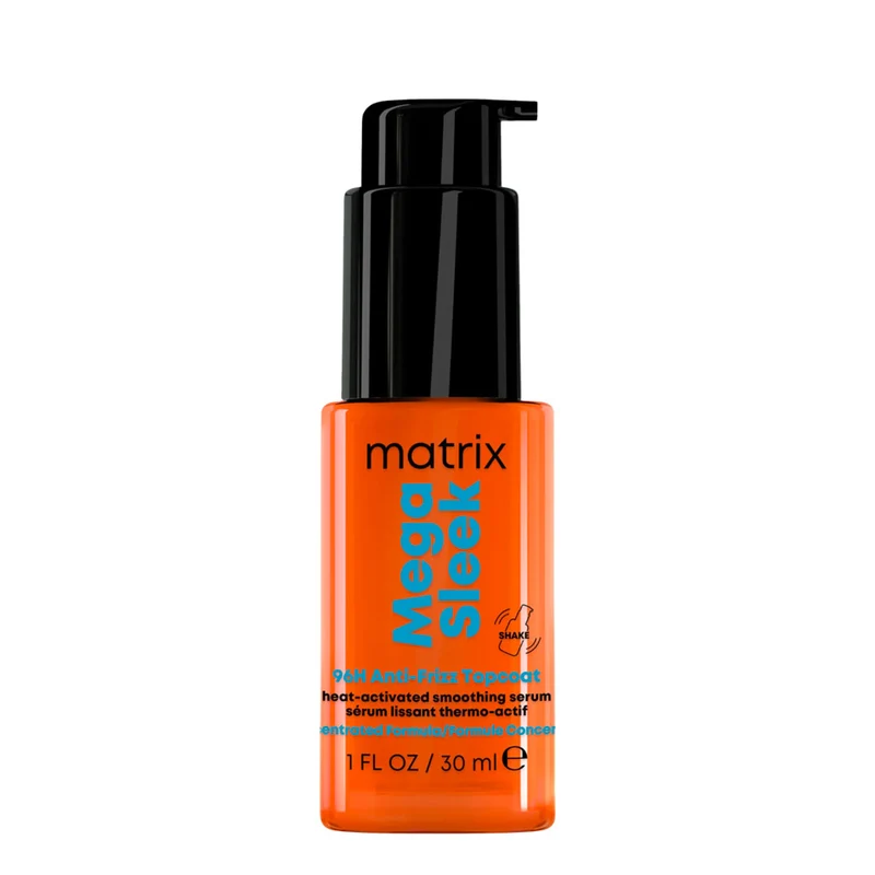 Matrix Haircare Mega Sleek 96h Anti-Frizz Topcoat 30ml - siero termoprotettore anti crespo