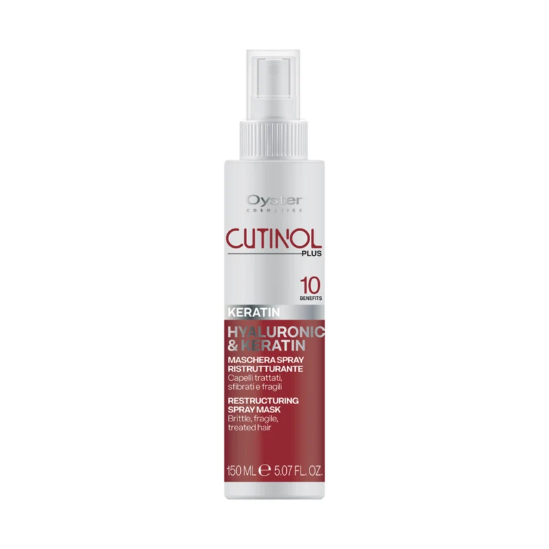 Maschera 10 in 1 Spray Ristrutturante Keratin Cutinol Plus 150 ml Oyster
