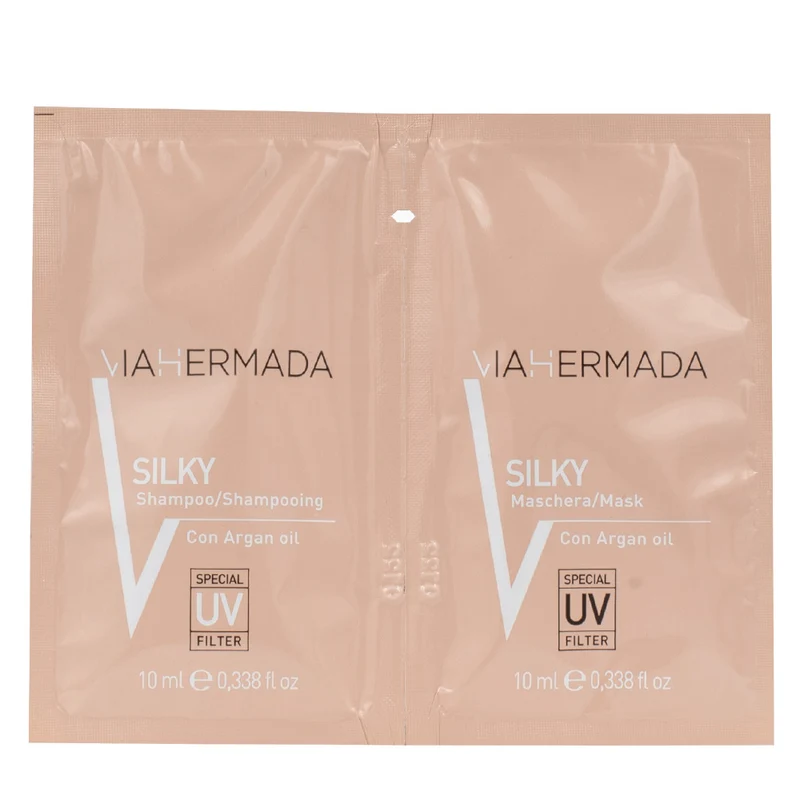 VIAHERMADA Silky Oil Shampoo + Mask 10+10 ml OMAGGIO
