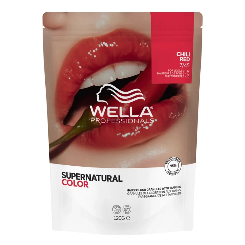 Wella Professionals Supernatural Color Chili Red 7/45 120gr - colore naturale semipermanente
