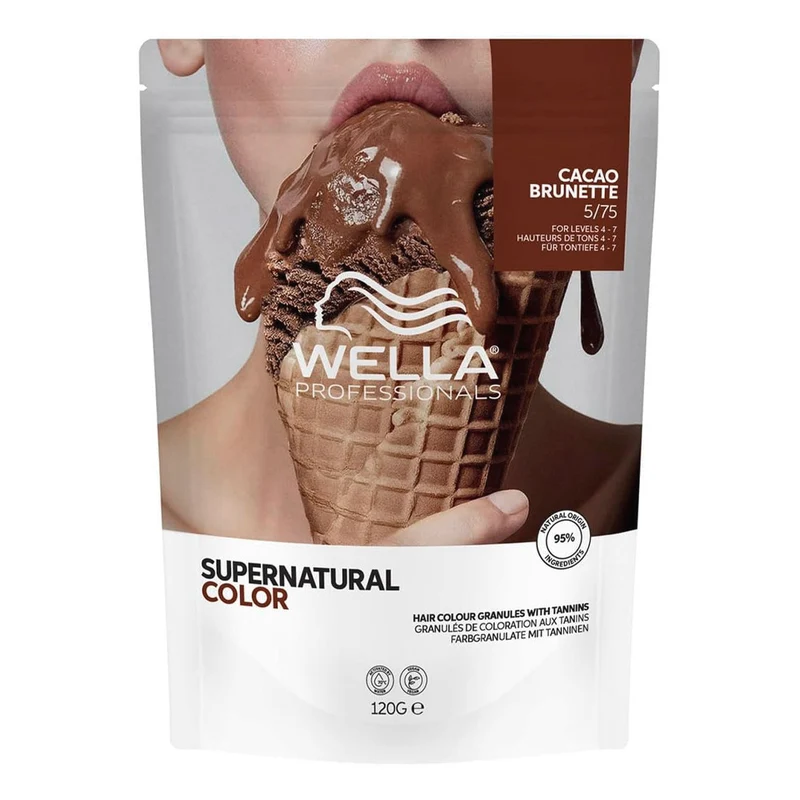 Wella Professionals Supernatural Color Cacao Brunette 5/75 120gr - colore naturale semipermanente