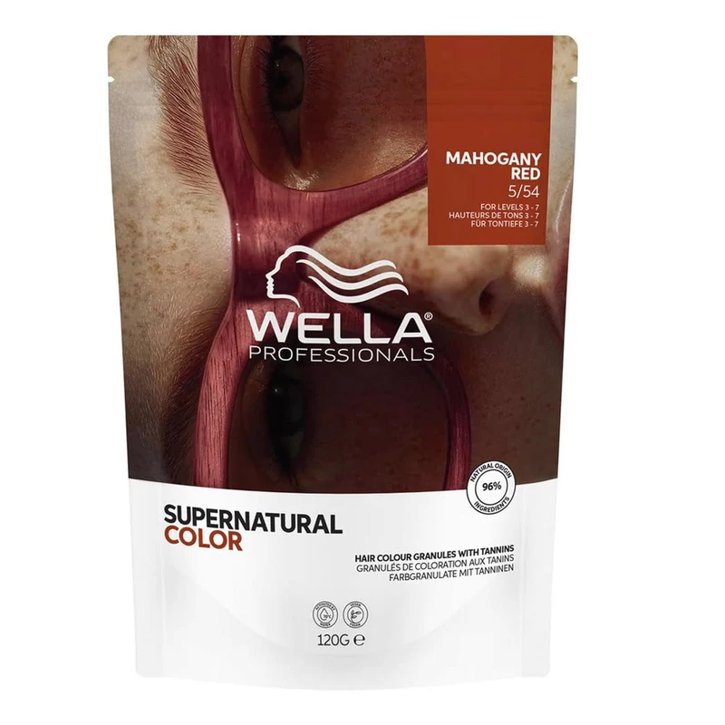 Wella Professionals Supernatural Color Mahogany Red 5/54 120gr - colore naturale semipermanente