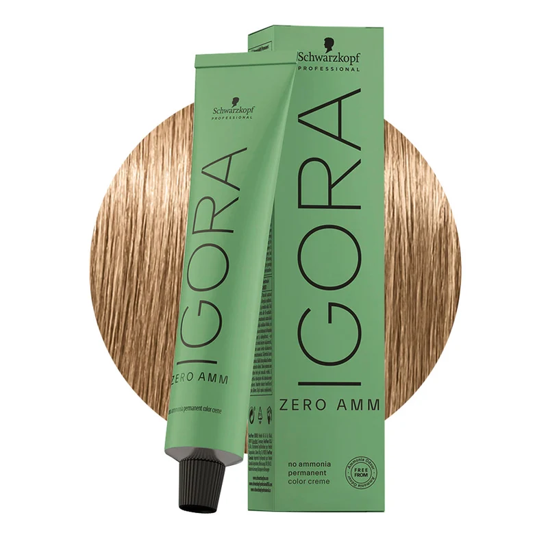 Schwarzkopf Professional Igora Zero Amm 8-0 Biondo Chiaro Naturale 60ml - colorazione permanente senza ammoniaca
