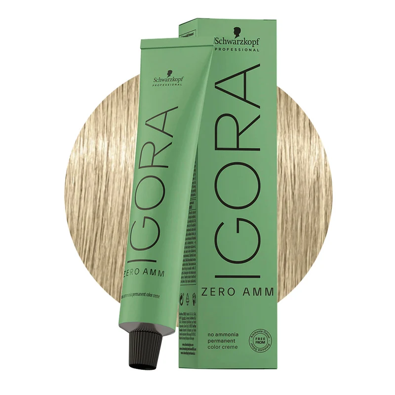 Schwarzkopf Igora Zero Amm 10-14 Ultra Biondo Cendrè Beige 60ml - colorazione permanente senza ammoniaca