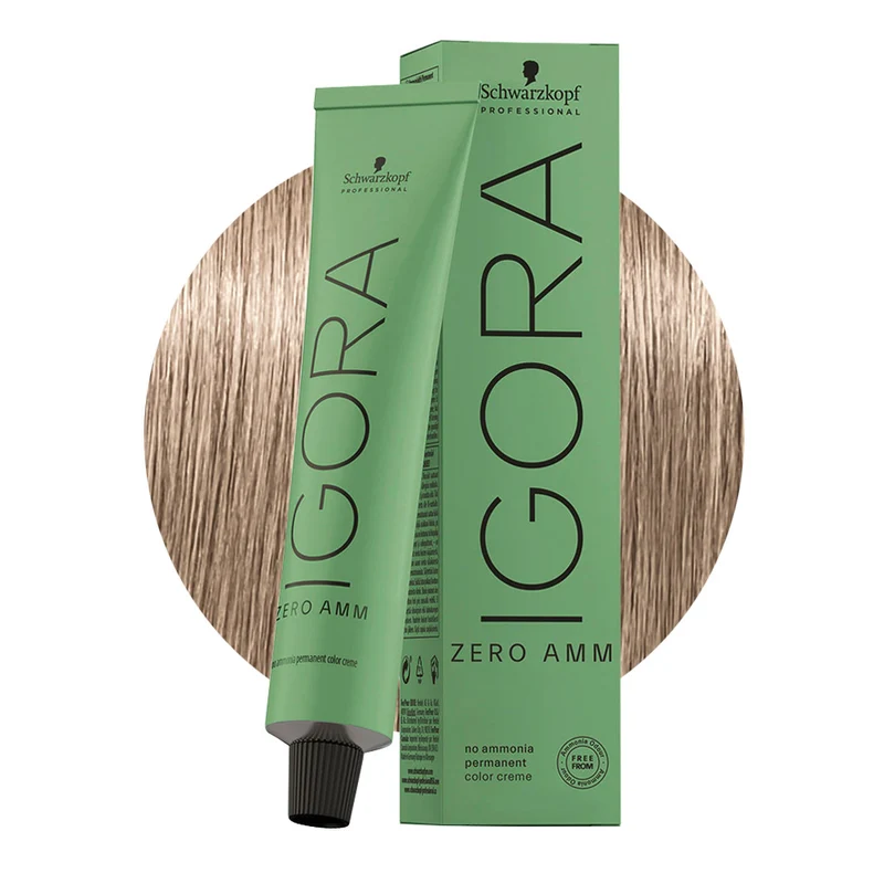 Schwarzkopf Igora Zero Amm 9-1 Biondo Chiarissimo Cendrè 60ml - colorazione permanente senza ammoniaca