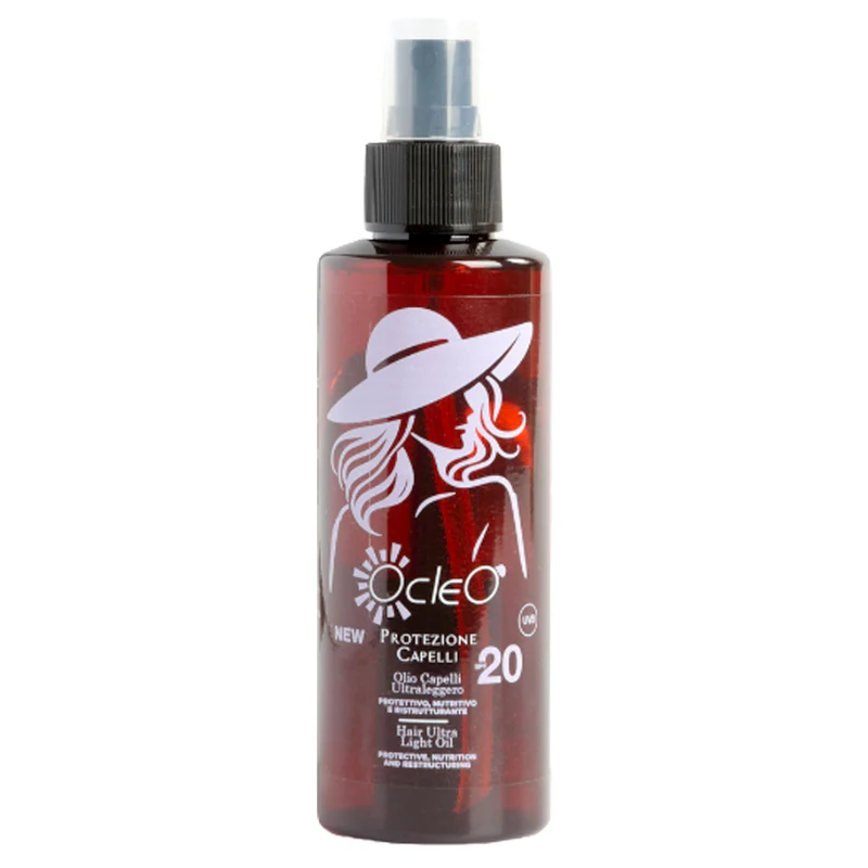 Olio per Capelli Protettivo Solare Spf 20 Ultraleggero Ocleo 150 ml