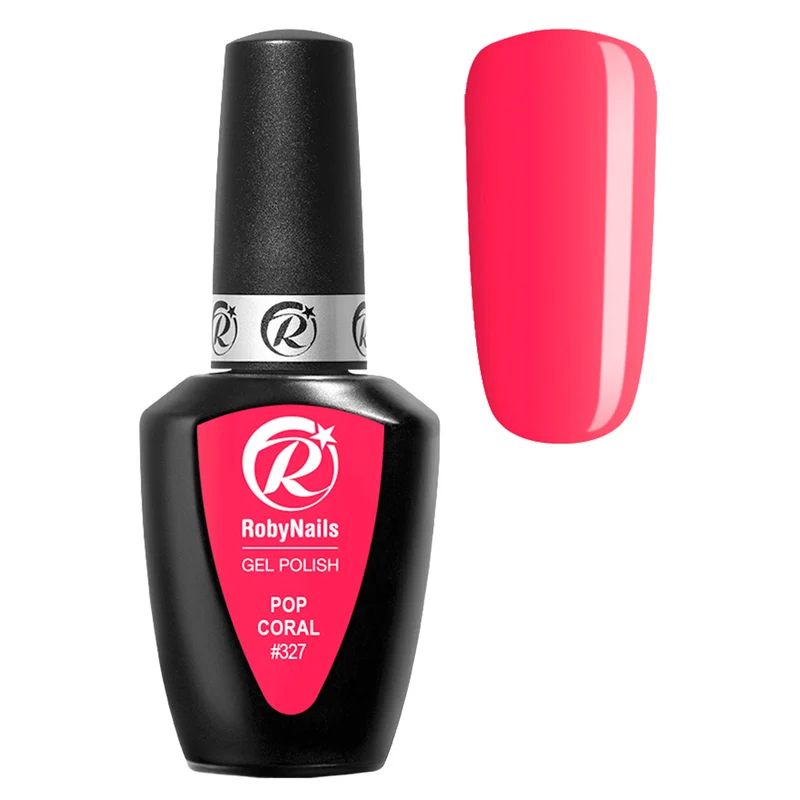 Gel Polish 327 Pop Coral Roby Nails 8 ml