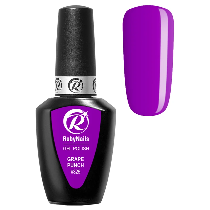 Gel Polish 326 Grape Punch Roby Nails 8 ml