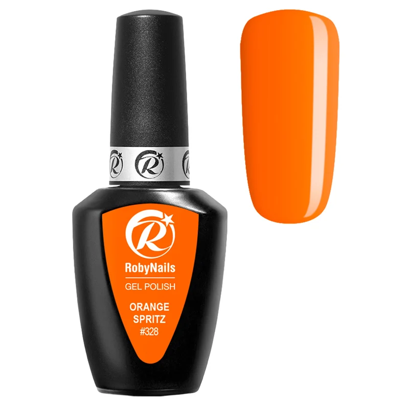 Gel Polish 328 Orange Spritz Roby Nails 8 ml