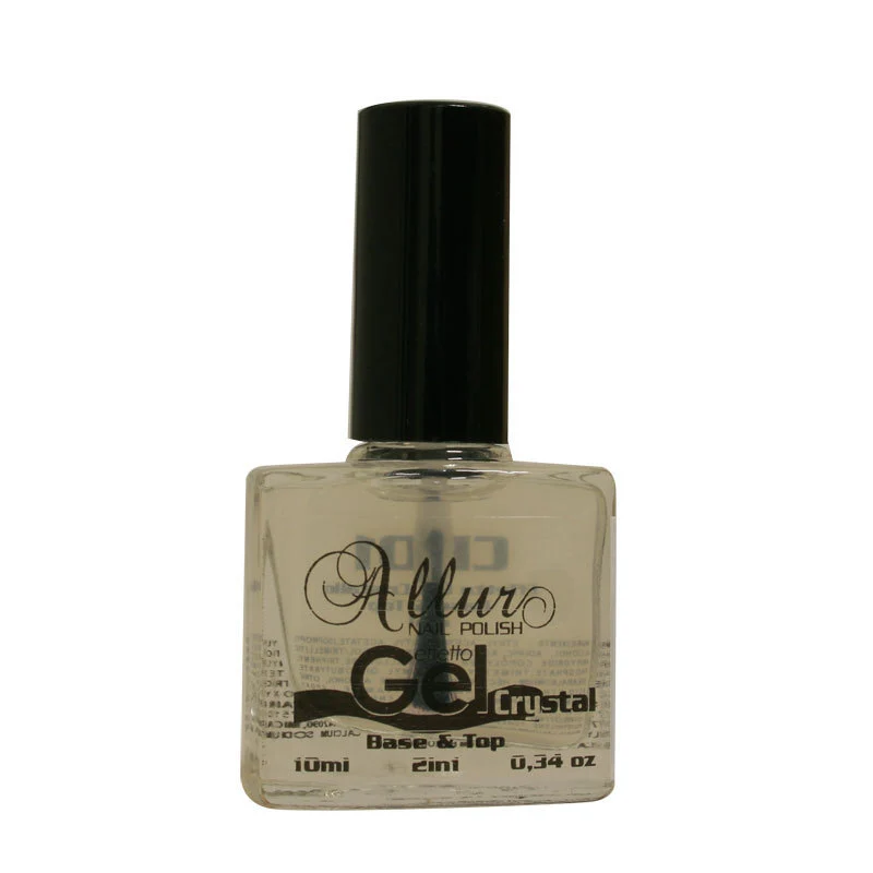 Smalto Effetto Gel Base e Top CR01 Allur 10 ml