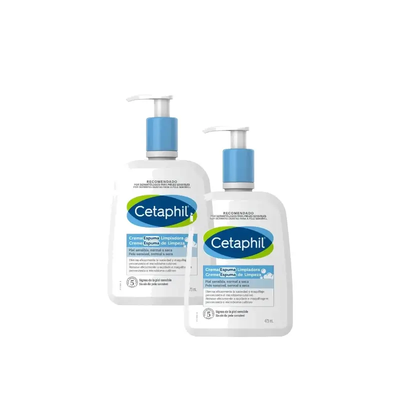 Cetaphil Foaming Cleansing Cream 473 ml, pack of 2