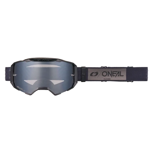 Maschera O'NEAL B-22 CORE Nero/Grigio Mirror