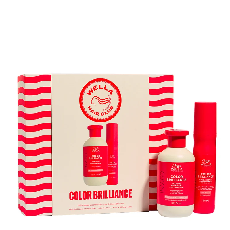 Wella Professionals Invigo Color Brilliance Cofanetto Spring - Shampoo e Miracle BB Spray - 300ml + 150ml