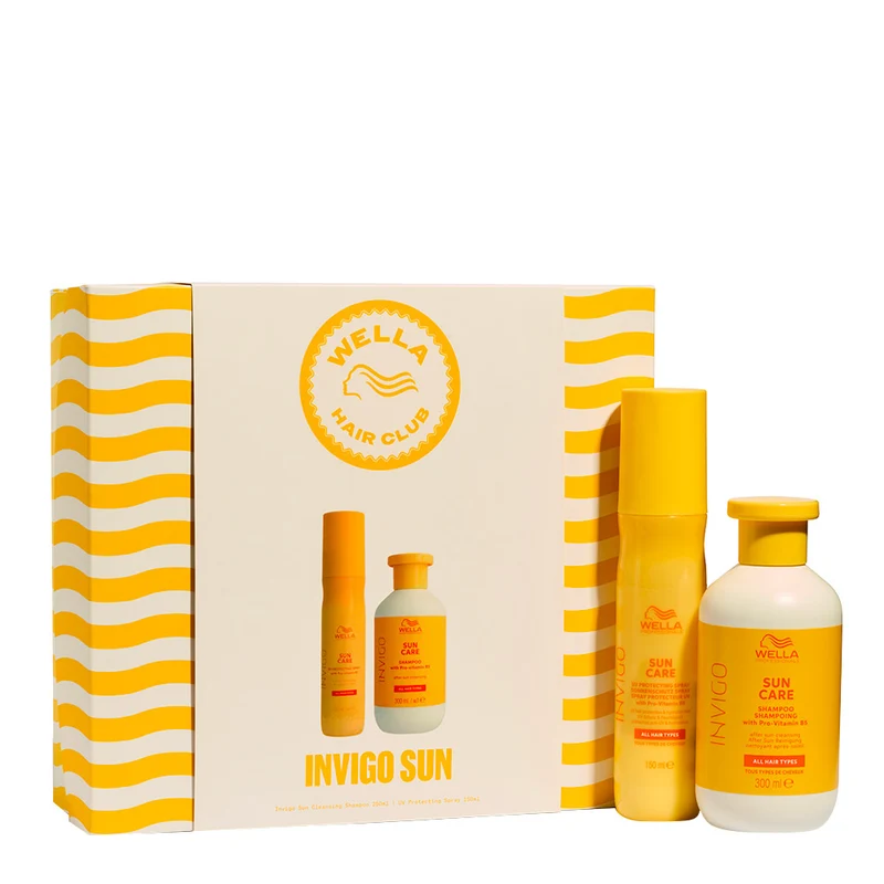 Wella Professionals Invigo Sun Cofanetto Spring - Shampoo e Spray Protezione UV - 300ml + 150ml