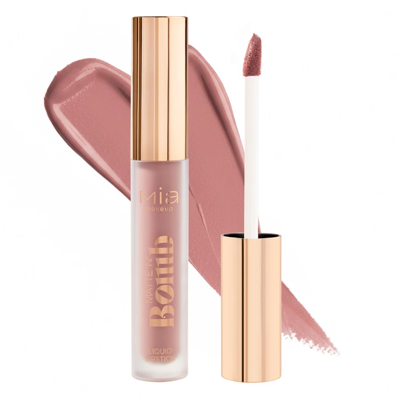 Matte N Bomb Rossetto Liquido Opaco No Transfer Suga 01 Mia Makeup 4,5ml