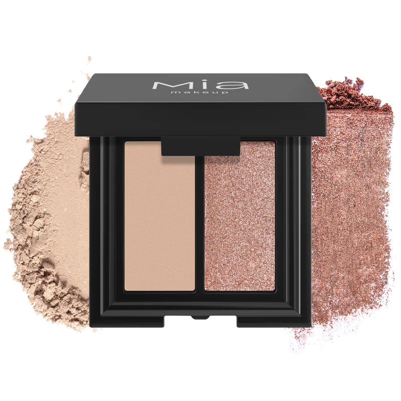 Double Match Eyeshadow Duo Ombretto Matte e Shimmer 02 Mia Makeup 3g