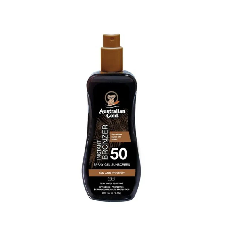 Spray Protezione Solare SPF50 con Instant Bronzer