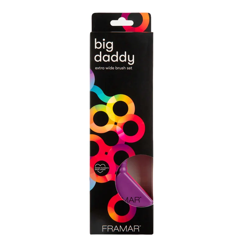 Kit 3 Pennelli Colore Big Daddy Extra Wide Brush Set Framar