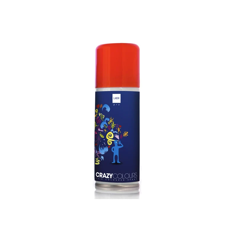 Lacca per Capelli colorata Rosso Spray Labor 125 ml