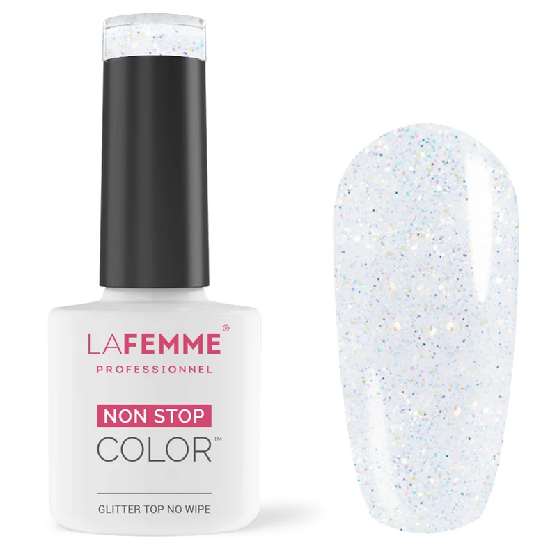 Smalto Gel Polish Ultra HD Shimmer Top Coat S003 8 g La Femme