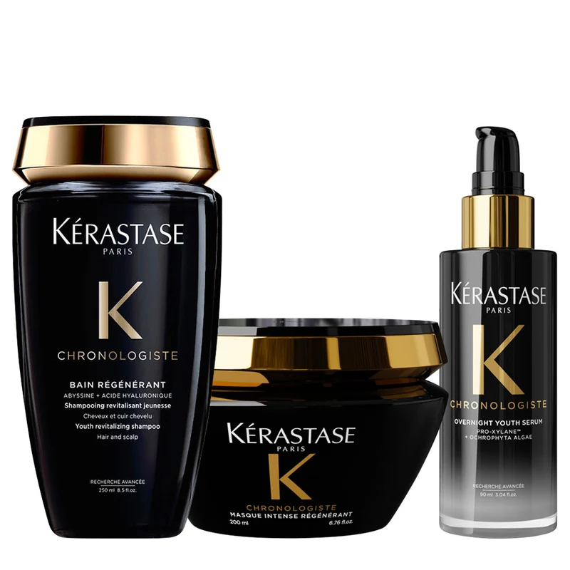 Kerastase Chronologiste Bain Regenerant 250ml Masque 200ml Serum 90ml