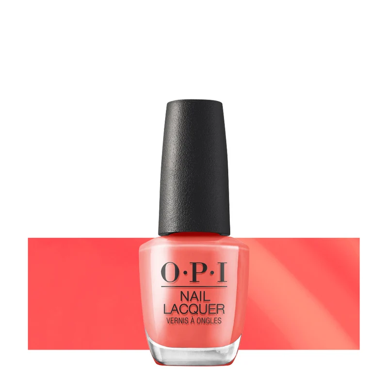 OPI Nail Laquer Spring 26 The New OPIcons Shrimp Cocktail 15ml - smalto arancione brillante