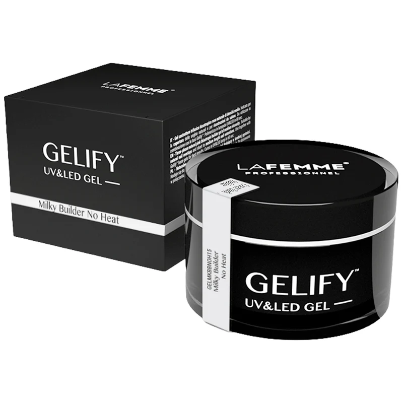 Gel costruttore trifasico Gelify No Heat Milky Builder 15 g