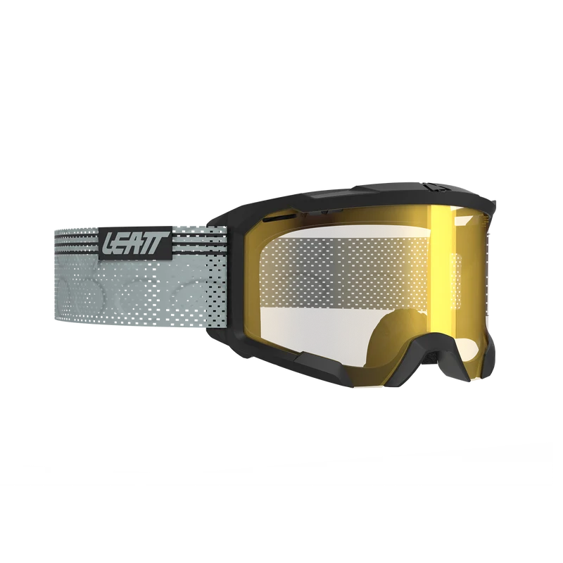 Maschera LEATT VELOCITY 4.0 MTB X-FLOW Grigio/Nero Lente Iriz Bronzo 68 VLT