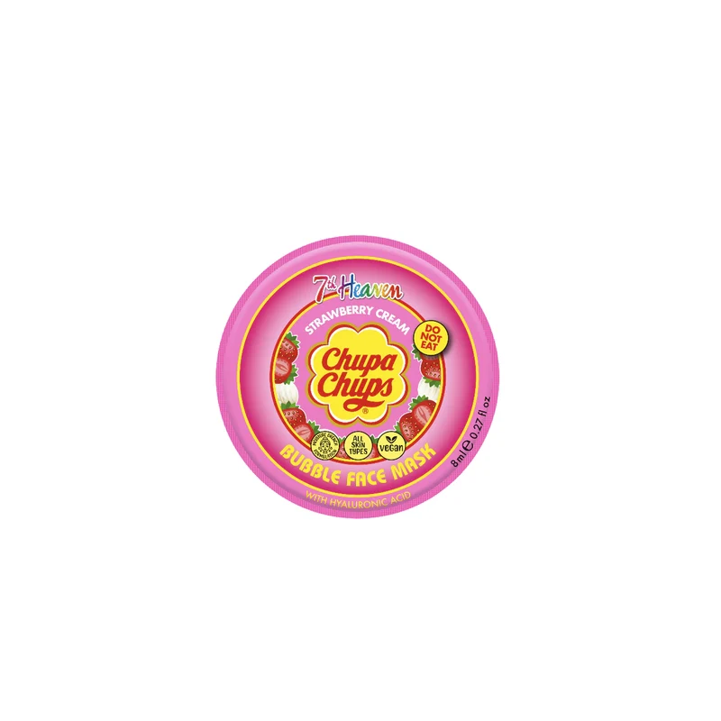 Maschera Viso Bubble Chupa Chups con Acido Hyaluronico monodose 8 ml