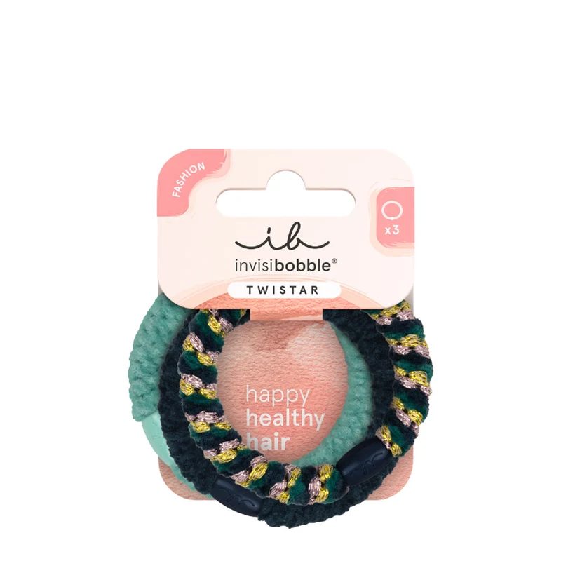 Invisibobble Twister Blue Balance 3pcs - elastici per capelli