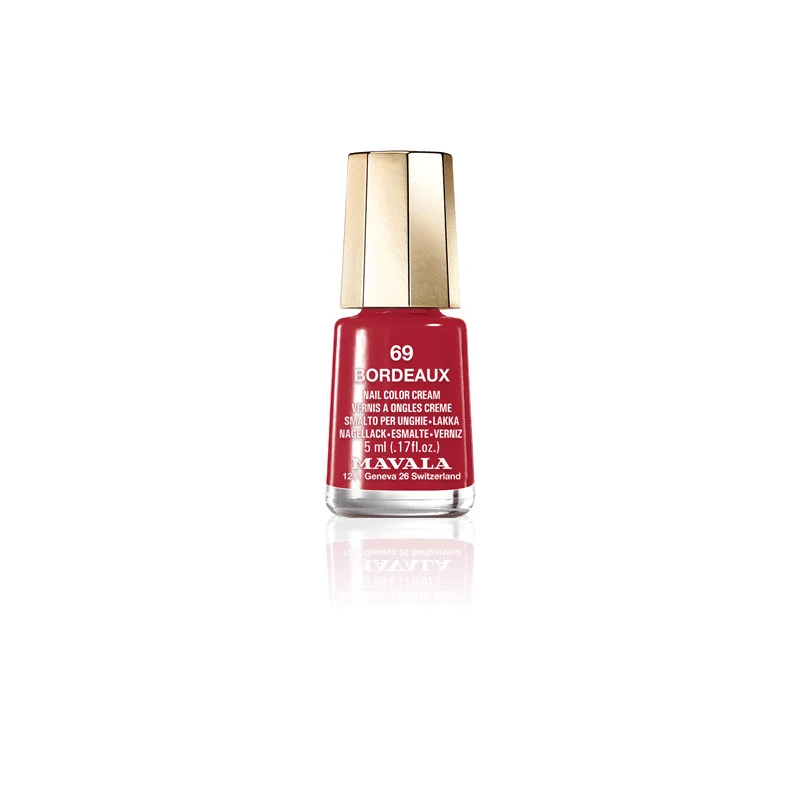 Smalto per Unghie 69 Bordeaux Minicolor Mavala 5 ml