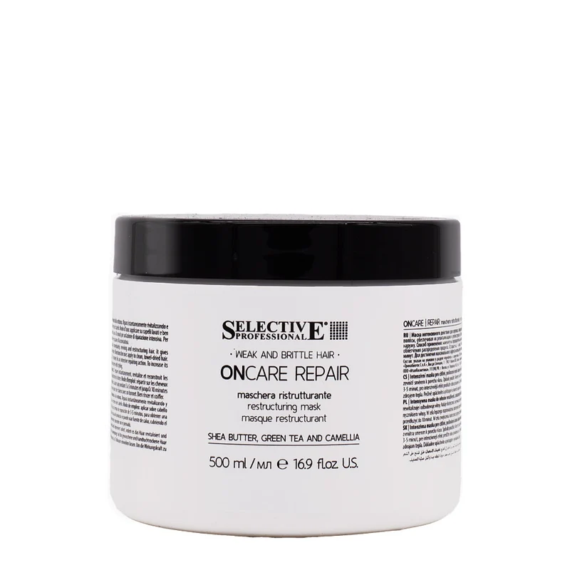 Selective Professional On Care Repair Mask 500ml - maschera intensiva per capelli daneggiati