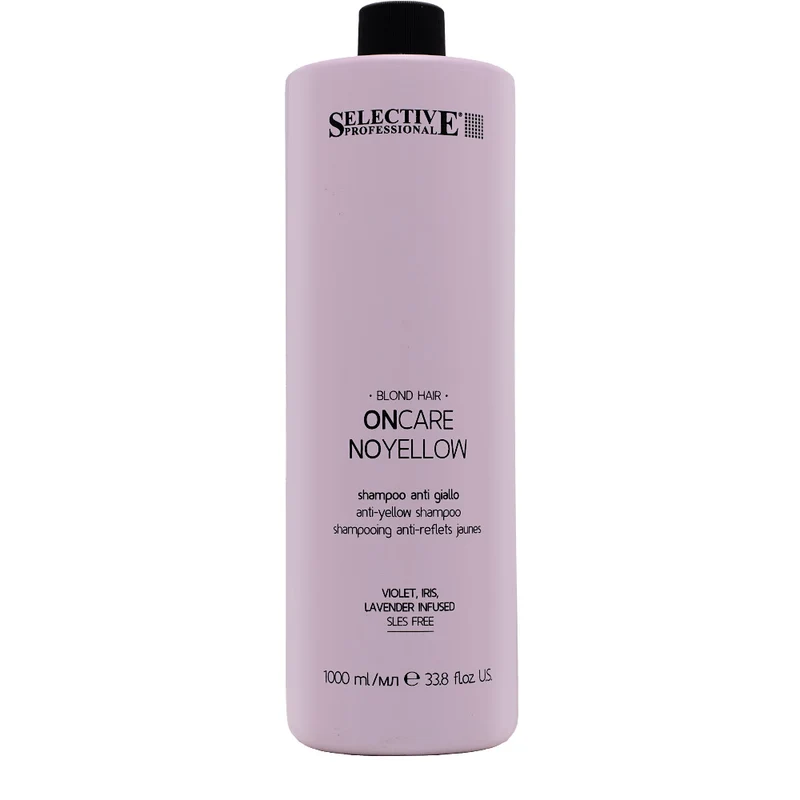 Selective Professional On Care No Yellow Shampoo 1000ml - shampoo anti giallo