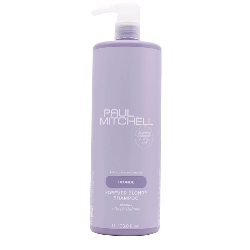Paul Mitchell Forever Blonde Shampoo 1000ml - shampoo ristrutturante capelli biondi