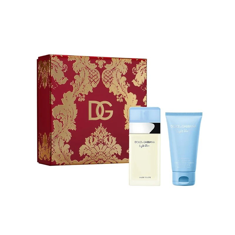 Light Blue Cofanetto regalo con Crema rinfrescante per il corpo