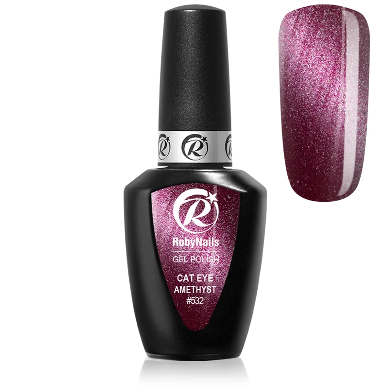 Gel Polish Cat Eye 532 Amethyst Robynails 8 ml