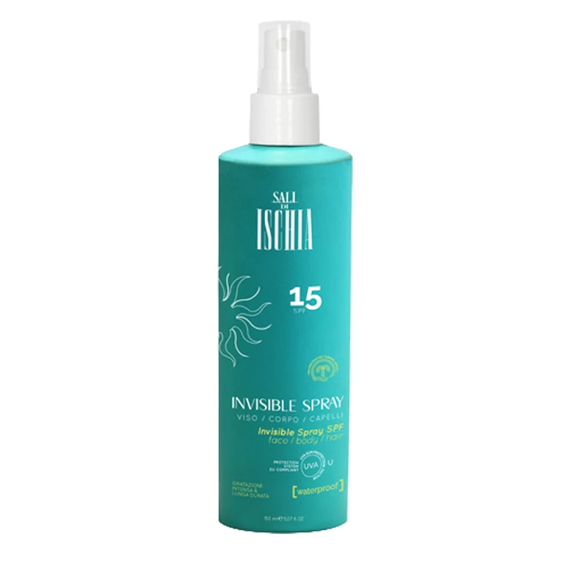 Protezione Solare Spray Invis Corpo/Capelli Spf15 Sali di Ischia 150 ml