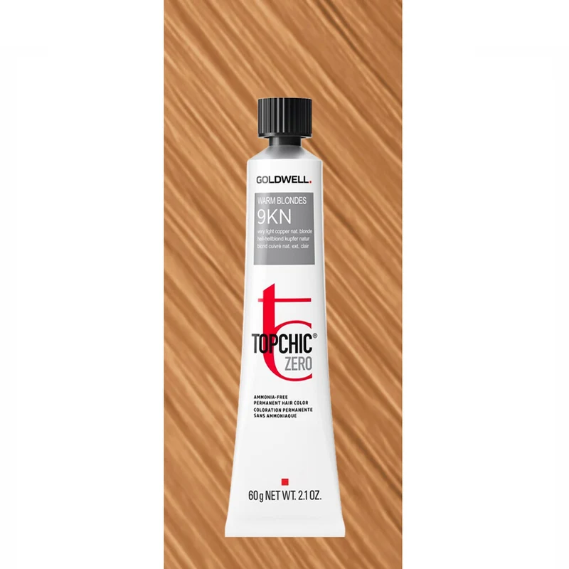 9KN Topchic Zero Warm Blondes Very Light Copper Natural Blonde tb 60ml- colorazione permanente senza ammoniaca