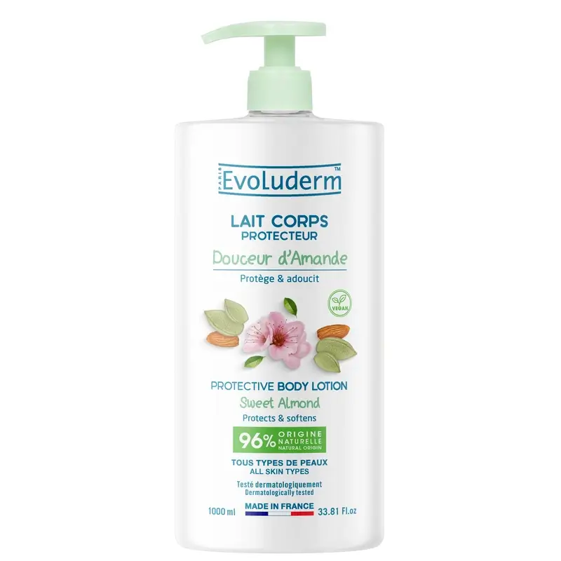 Evoluderm Sweet Almond Body Lotion, 1000 ml