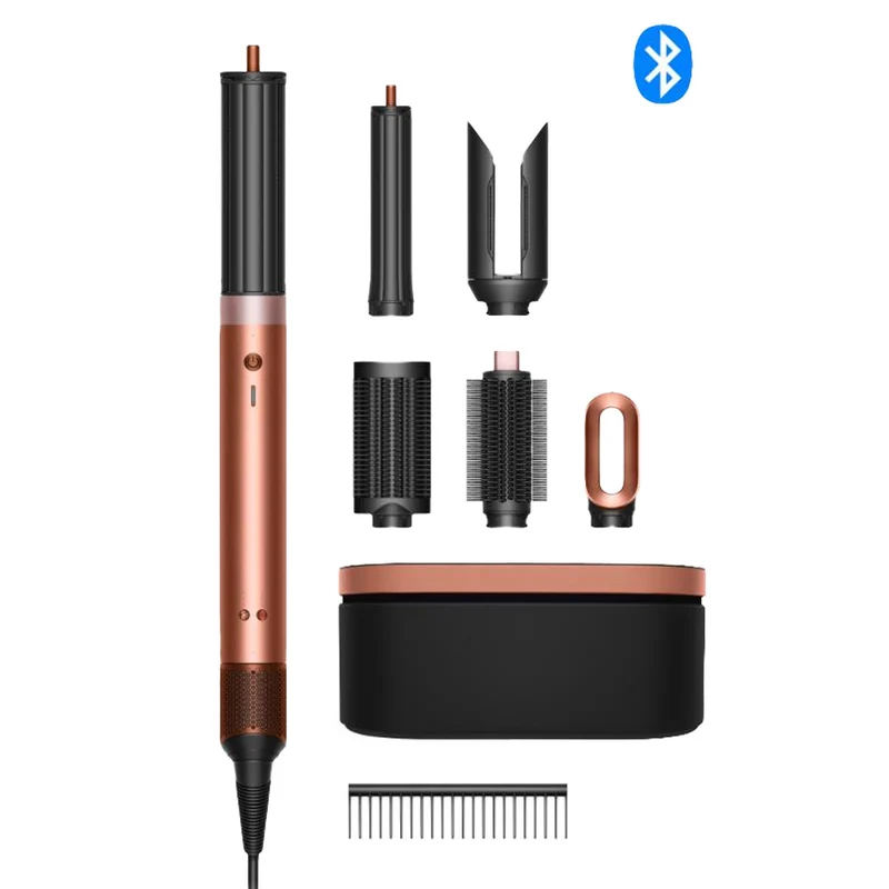 Dyson Airwrap Co-Anda 2x Amber Silk - styler asciugacapelli per capelli lisci e mossi
