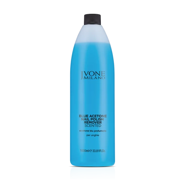 Acetone blu profumato per unghie