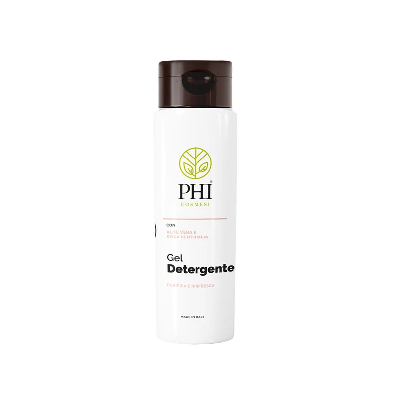 Gel detergente con Aloe vera e rosa centifolia