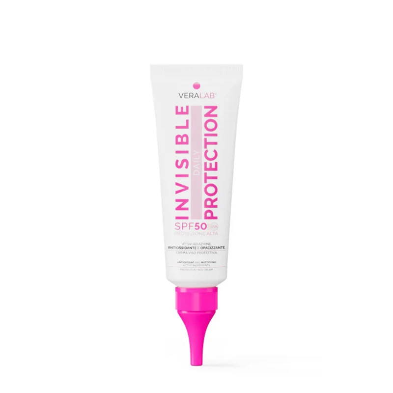 Invisible Daily Protection Crema Viso SPF50 con Attivi Opacizzanti
